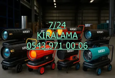 Diesel German Mazotlu Dizel Isıtıcı Elektrikli Mazotlu Isımak Isıtıcı Kiralama