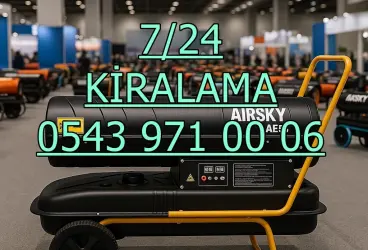 İnşaat Nem Kurutma Ekipmanları Elektrikli Mazotlu Isımak Isıtıcı Kiralama