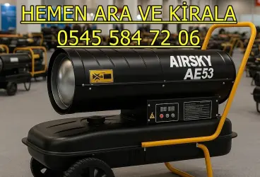 İnşaat Nem Kurutma Hizmetleri Elektrikli Mazotlu Isımak Isıtıcı Kiralama