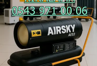 İnşaat Nem Kurutma Süreci Elektrikli Mazotlu Isımak Isıtıcı Kiralama