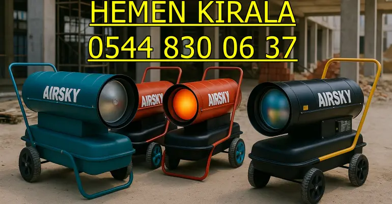 Diesel German Ankara Elektrikli Mazotlu Isımak Isıtıcı Kiralama