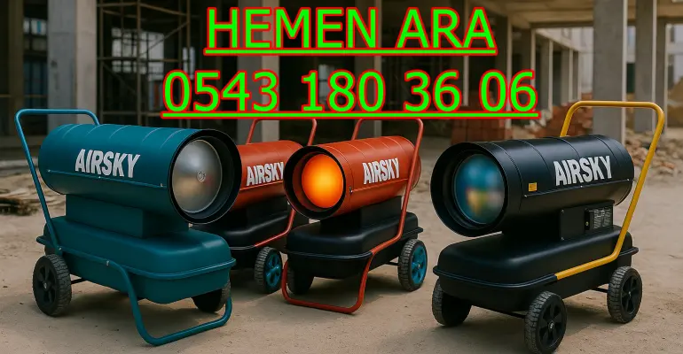 İnşaat Nem Alma Firmaları Elektrikli Mazotlu Isımak Isıtıcı Kiralama