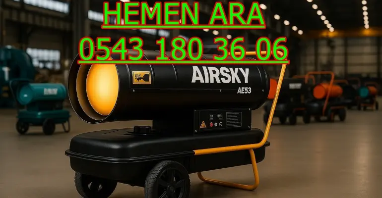 İnşaat Nem Kurutma Makinesi Kiralama Elektrikli Mazotlu Isımak Isıtıcı Kiralama